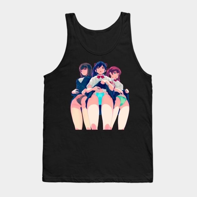 Pantsu Shot Tank Top by Venandeu